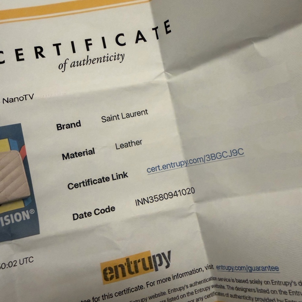 YSL Saint Laurent Leather V stitch Zip Around Long Wallet - Picture 10 of 10